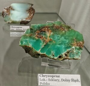 Chryzopraz Szklary, Dolny Śląsk