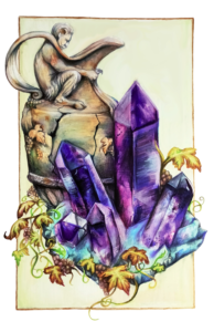 Ametyst -  trzeźwy kamień, magiczne właściwości ametystu